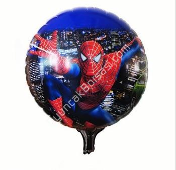 Toptan folyo balon yuvarlak örümcek adam ,Toptan Satış