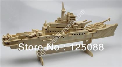 toptan ahşap 3d maket savaş gemisi model G-P047 ,Toptan Satış