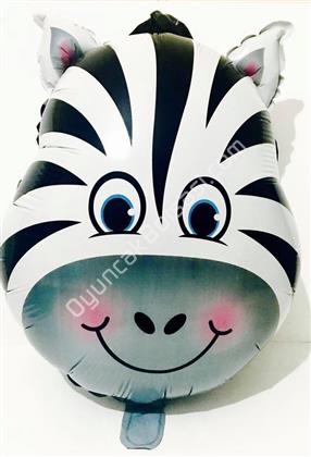 Safari Model Zebra Folyo Balon ,Toptan Satış