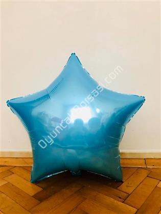 Mavi Renk Yıldız Büyük Boy Toptan Folyo Balon ,Toptan Satış