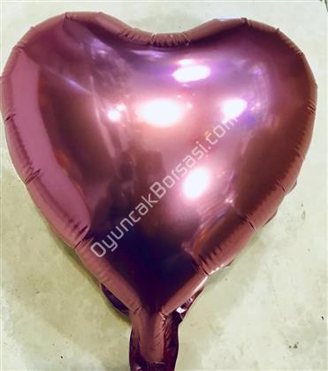 Kalp Folyo Balon Mini Pembe ,Toptan Satış
