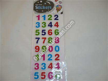 Sticker rakam model 1 ,Toptan Satış