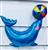 Büyük boy yunus balığı folyo balon  ,Toptan Satış