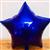 Lacivert Renk Yıldız Büyük Boy Folyo Balon ,Toptan Satış
