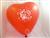 Toptan Kalp Balon Karışık Baskılı Kırmızı Renk ,Toptan Satış